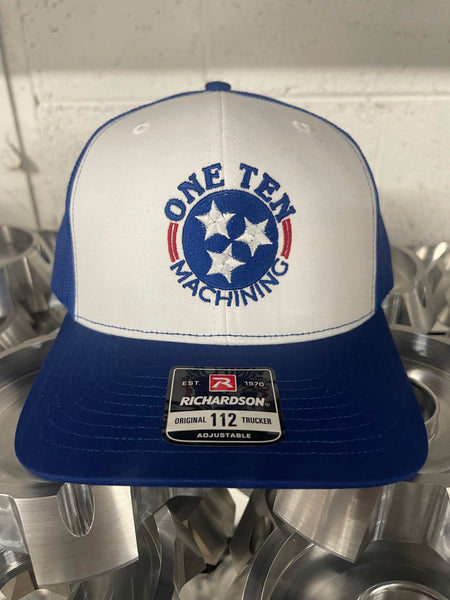 One Ten Machining Richardson Trucker Hat - Blue Bill